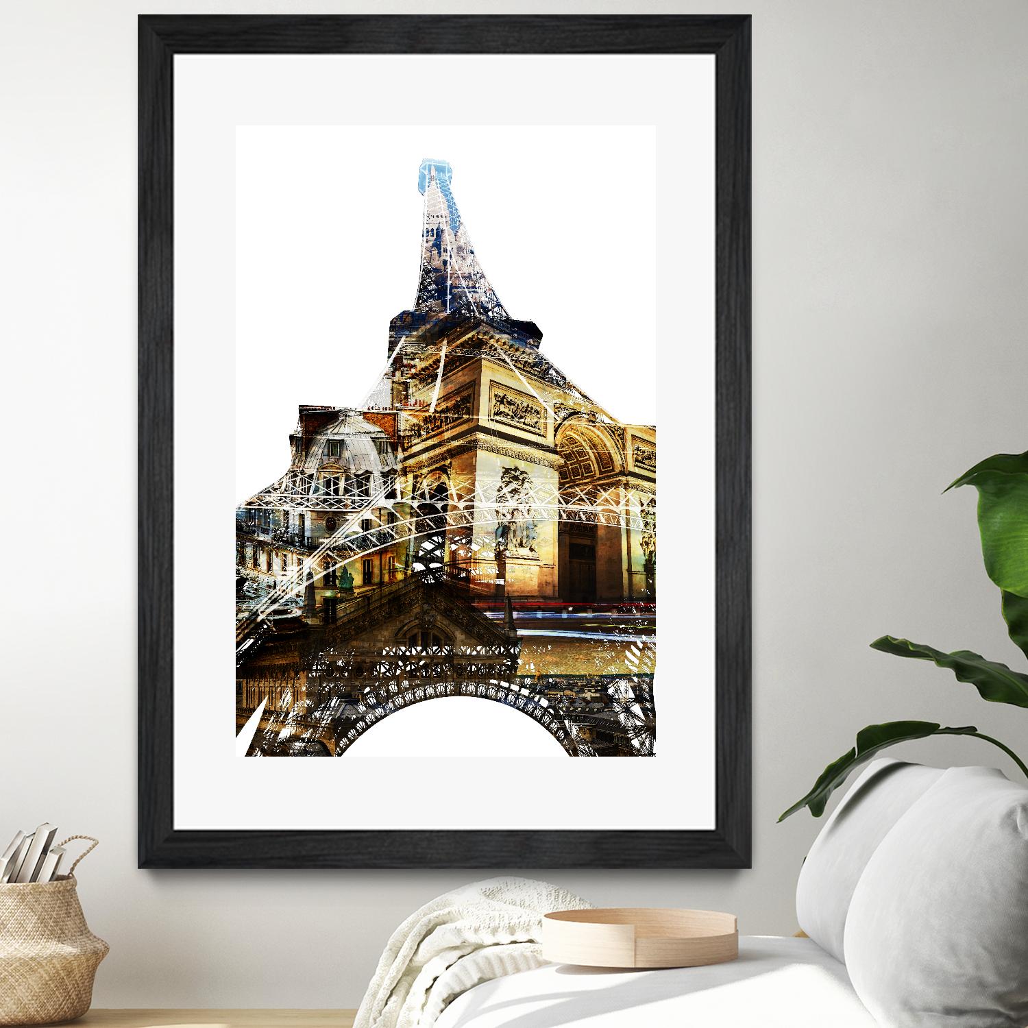 Paris Spirit by THE Studio on GIANT ART - yellow city scene