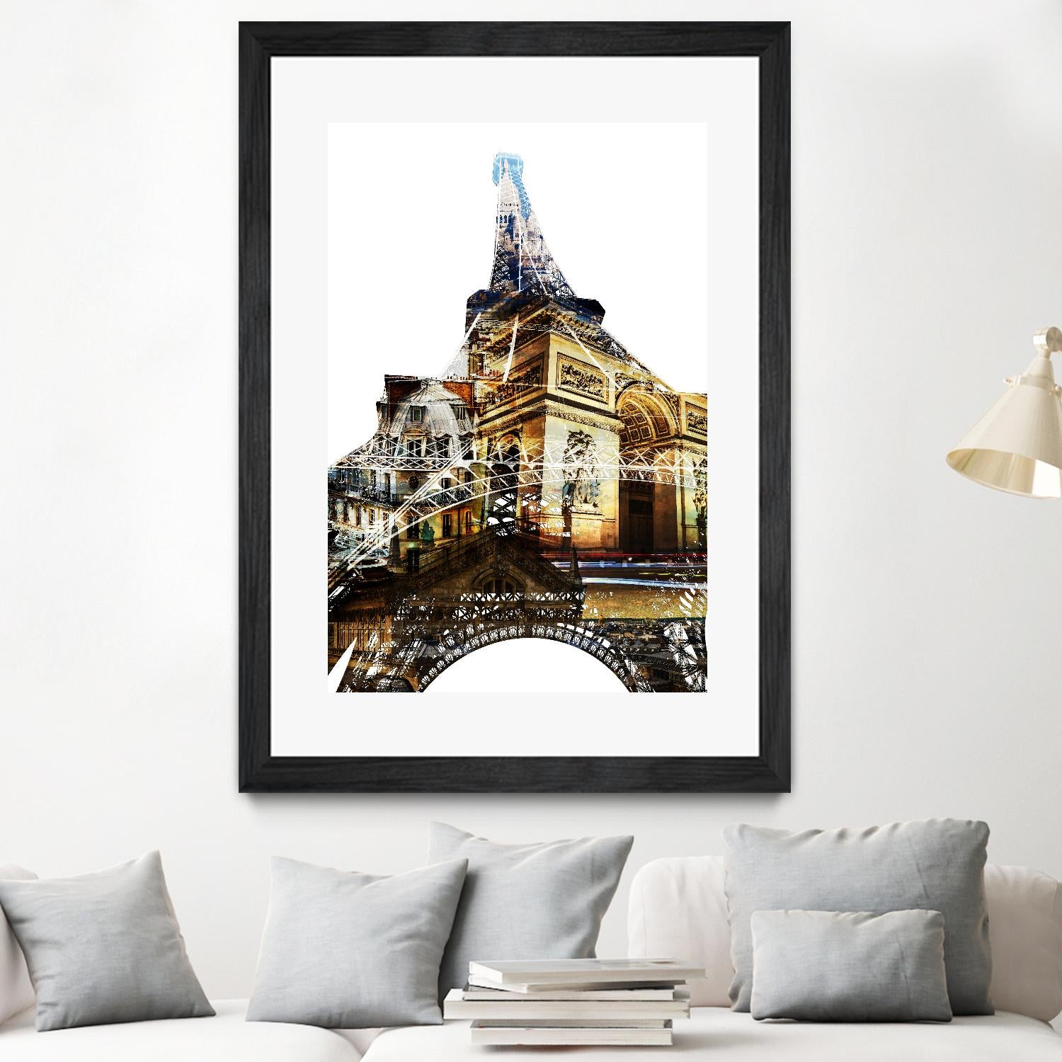 Paris Spirit by THE Studio on GIANT ART - yellow city scene