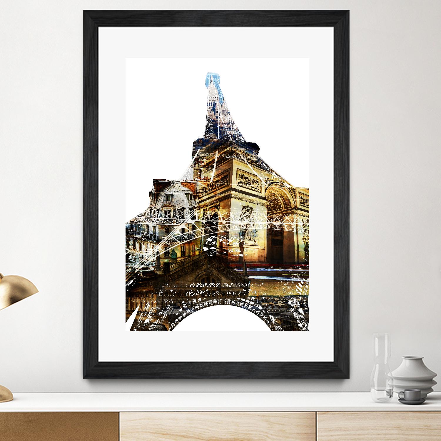 Paris Spirit by THE Studio on GIANT ART - yellow city scene