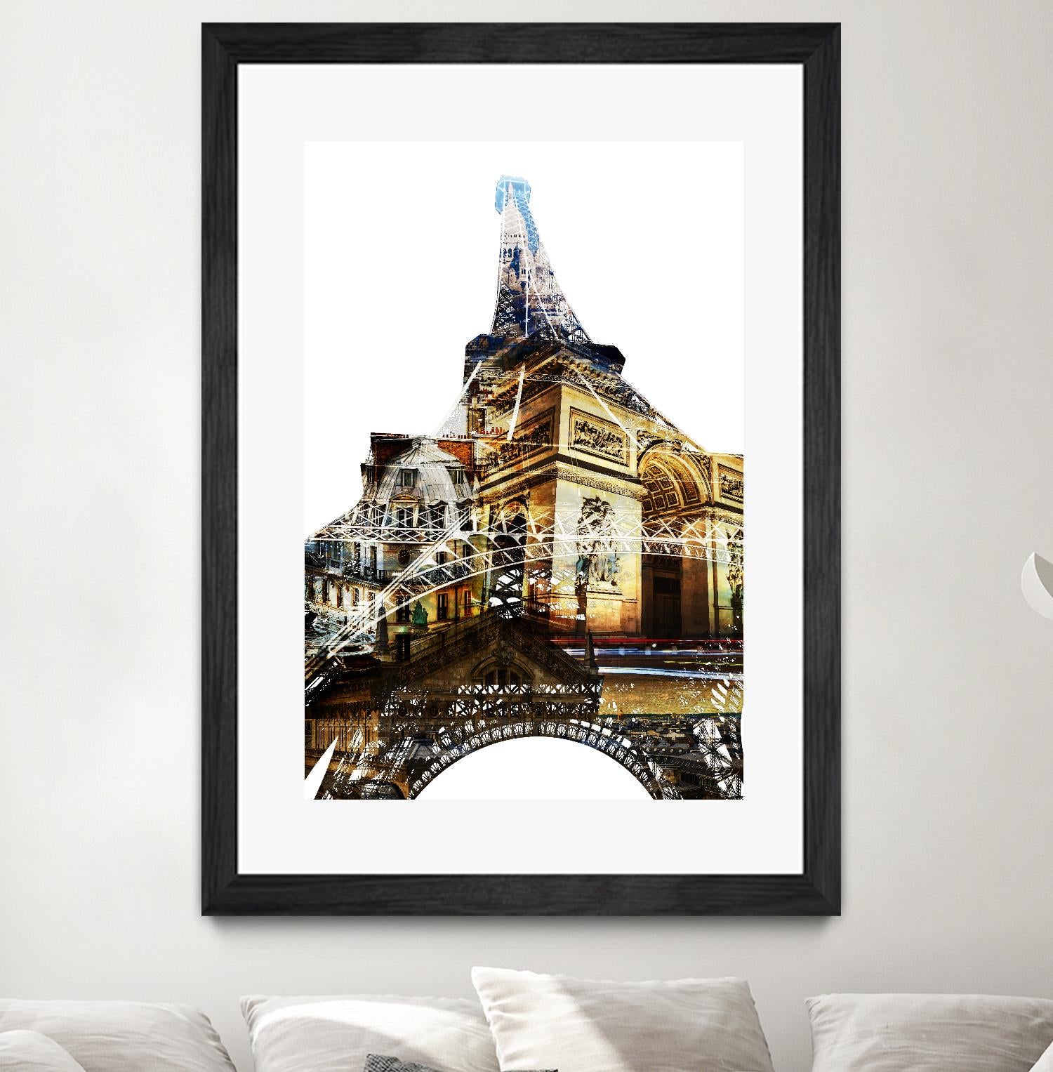 Paris Spirit by THE Studio on GIANT ART - yellow city scene