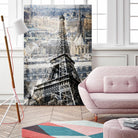 Paris by THE Studio on GIANT ART - black city scene