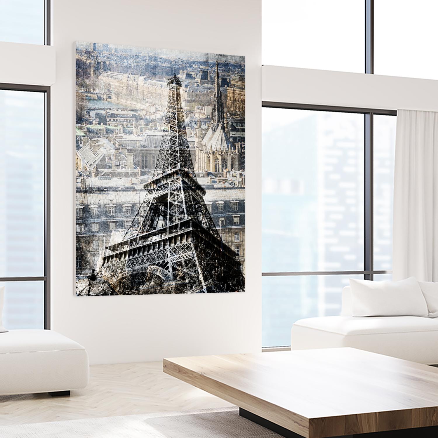 Paris by THE Studio on GIANT ART - black city scene