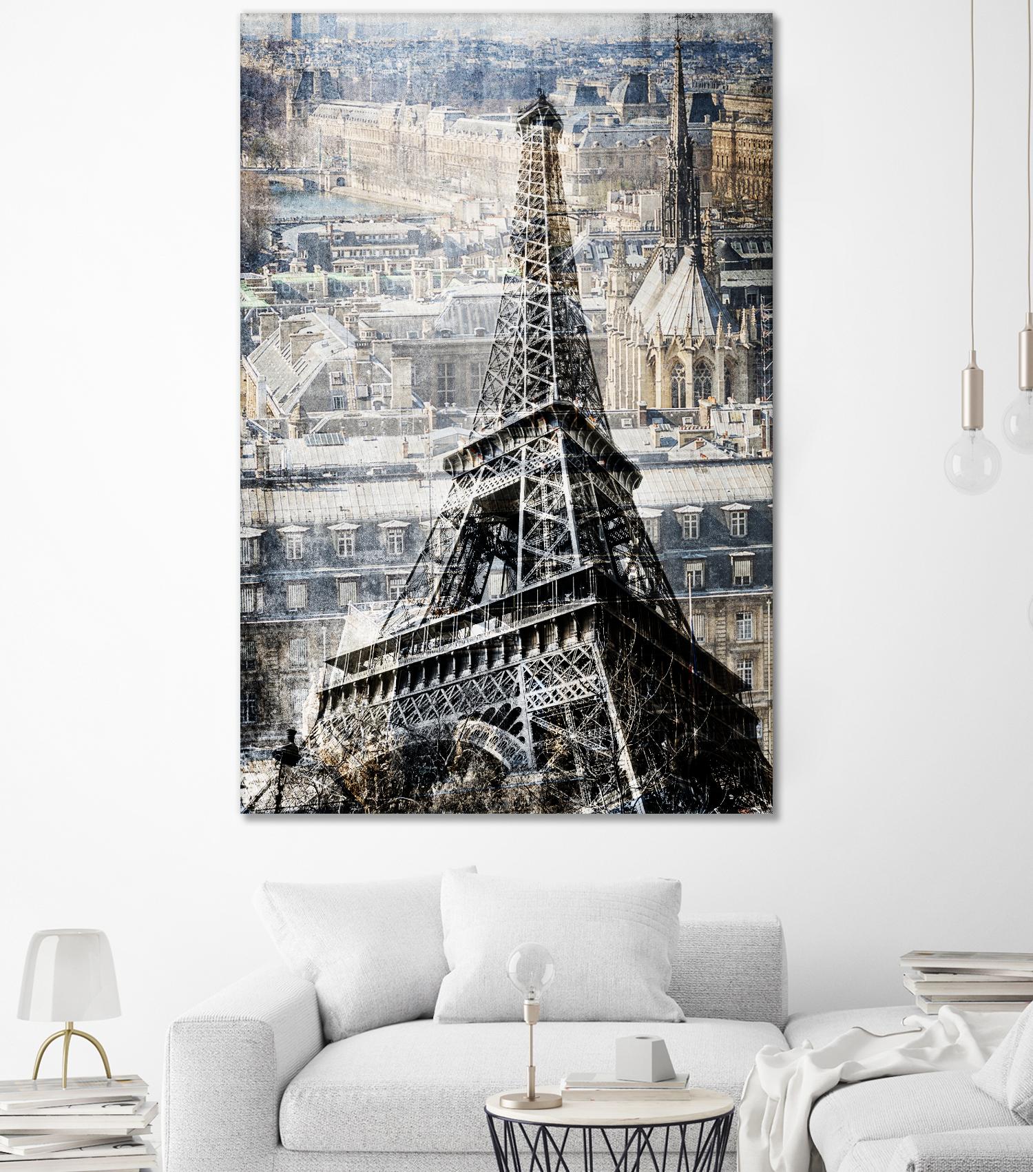 Paris by THE Studio on GIANT ART - black city scene