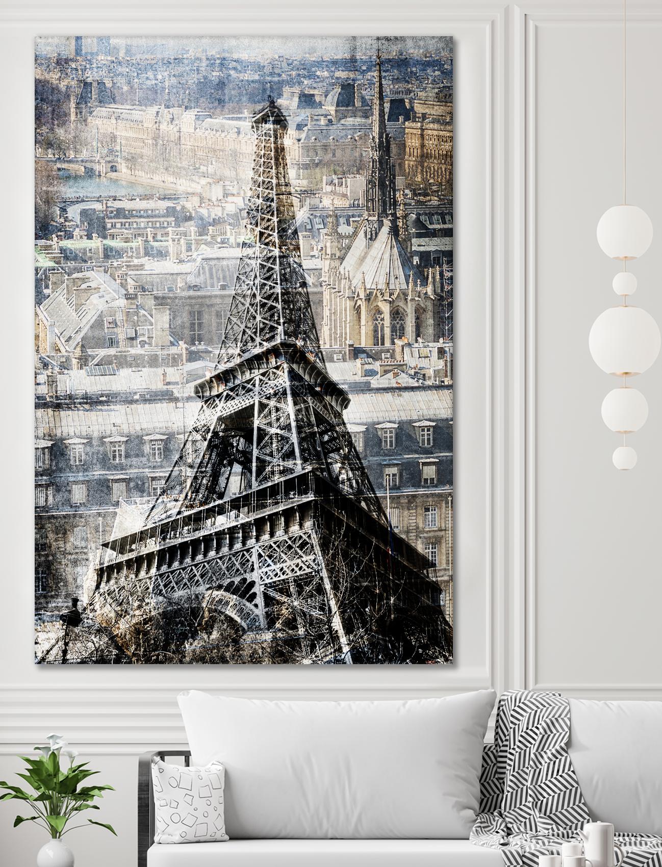 Paris by THE Studio on GIANT ART - black city scene