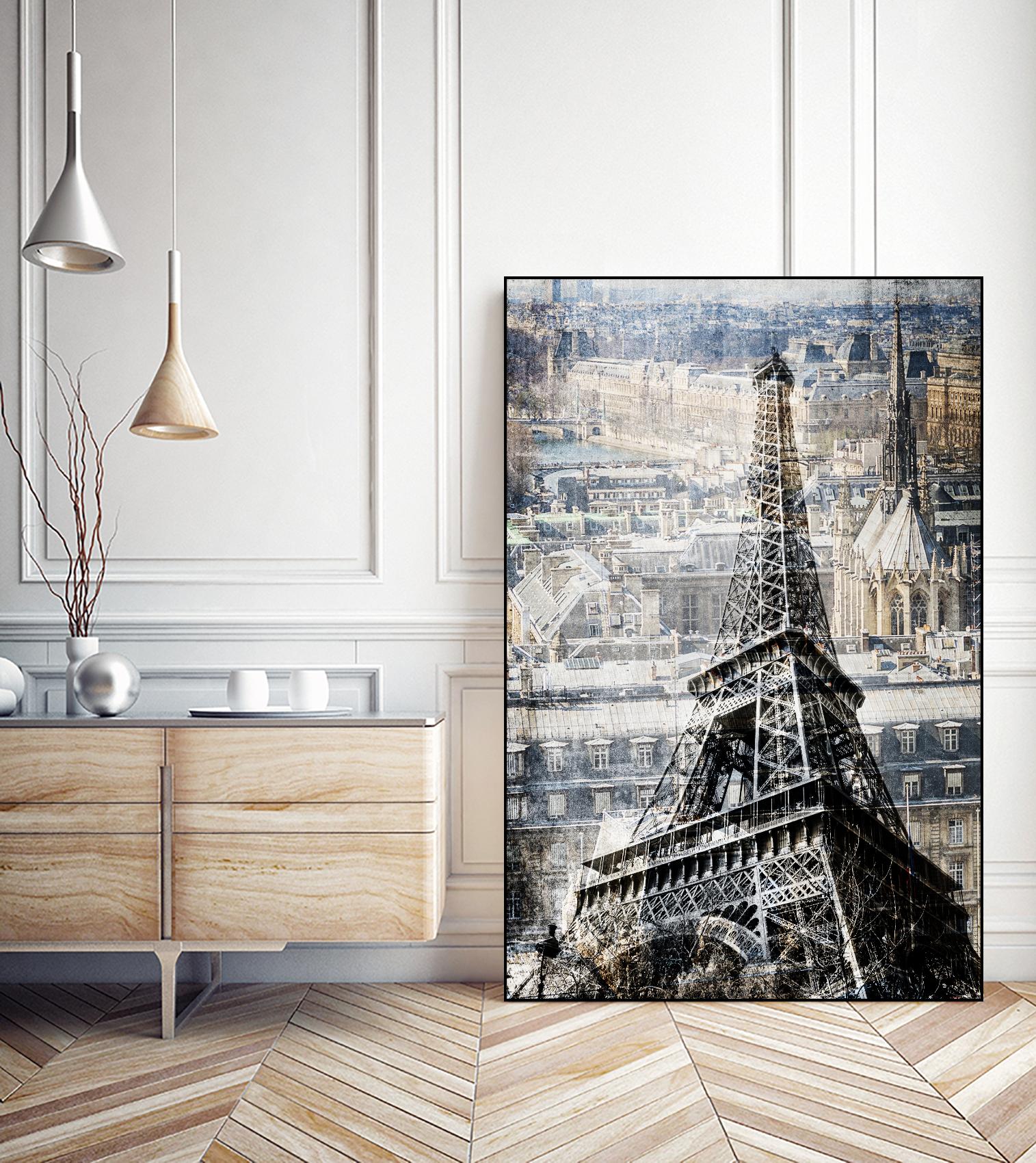 Paris by THE Studio on GIANT ART - black city scene
