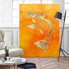 Koi by THE Studio on GIANT ART - beige oriental