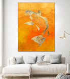 Koi by THE Studio on GIANT ART - beige oriental