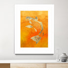 Koi by THE Studio on GIANT ART - beige oriental