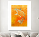 Koi by THE Studio on GIANT ART - beige oriental