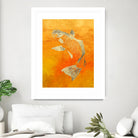 Koi by THE Studio on GIANT ART - beige oriental