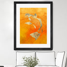 Koi by THE Studio on GIANT ART - beige oriental