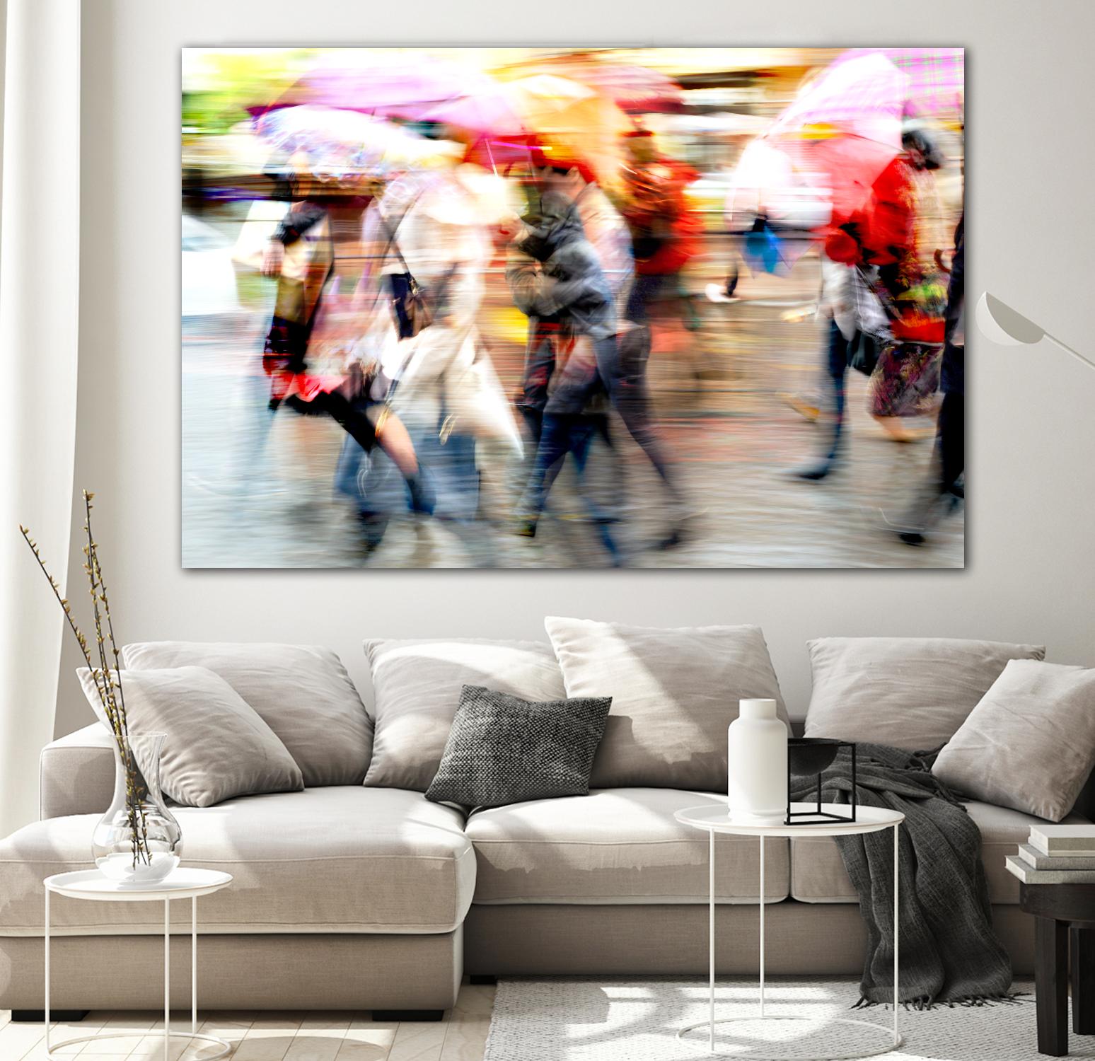 Rainy Days C by THE Studio on GIANT ART - red everyday life