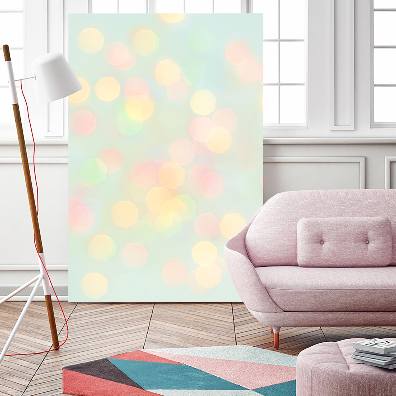 Sparkle by Libertad Leal on GIANT ART - pink abstract