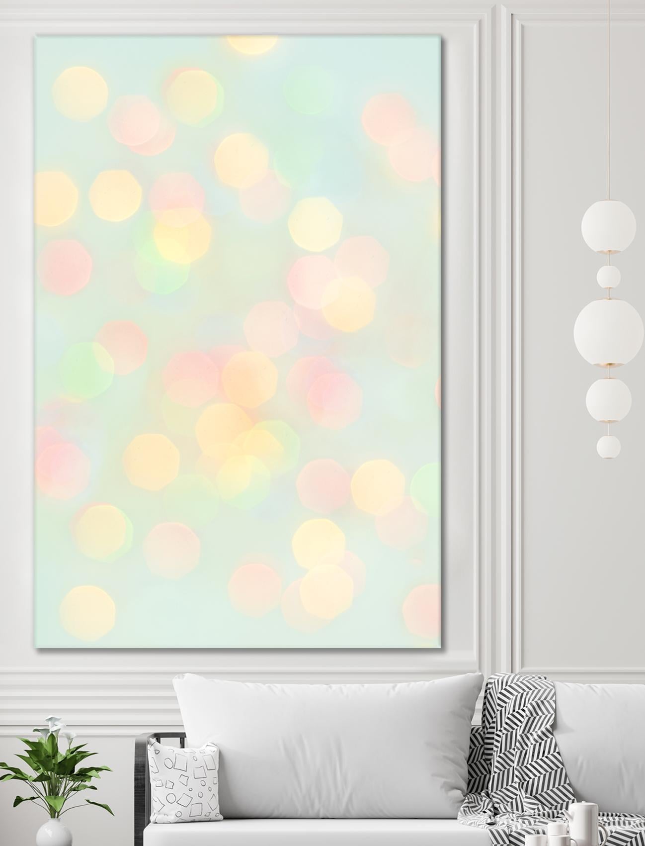 Sparkle by Libertad Leal on GIANT ART - pink abstract
