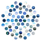 Circle Grid D by THE Studio on GIANT ART - blue abstract