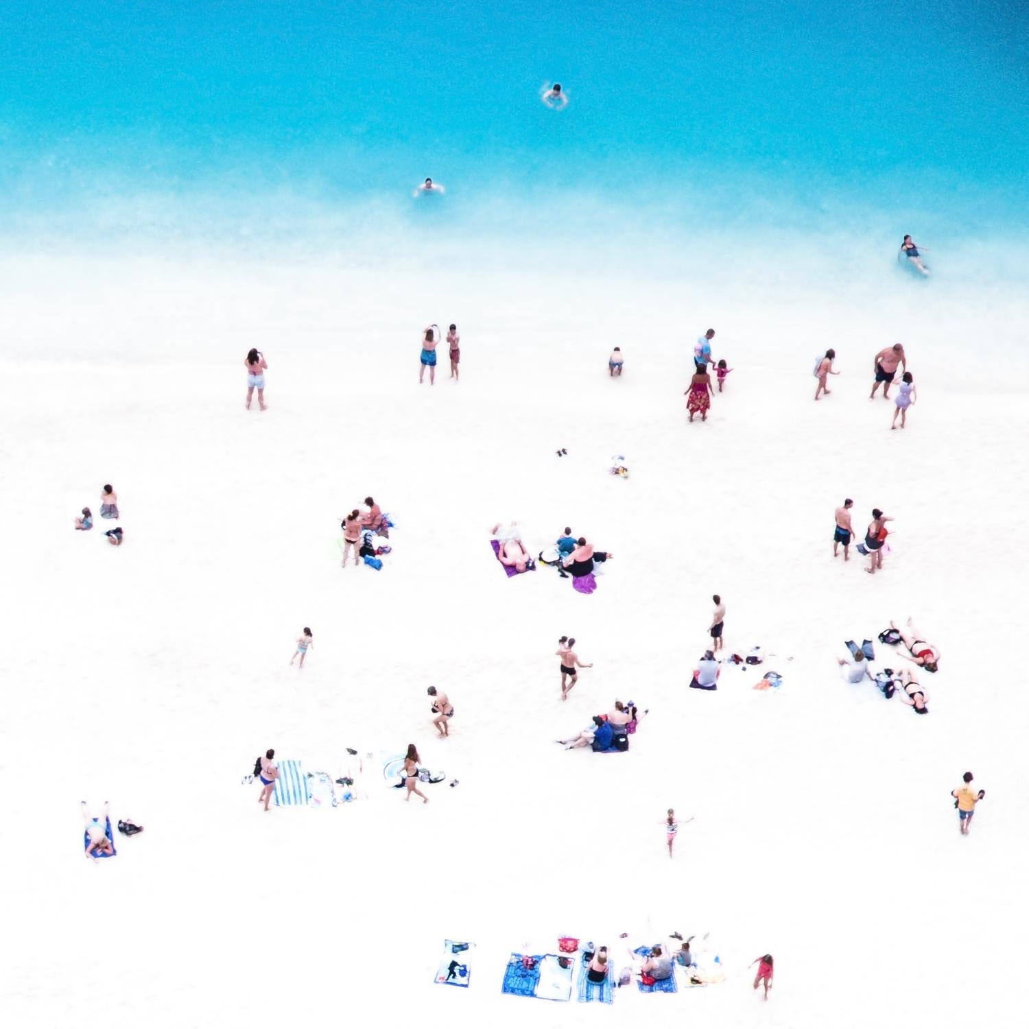 Whitewashed Beach B by THE Studio on GIANT ART - blue everyday life