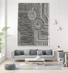 Clustered Dots A by Natasha Marie on GIANT ART - white black & white dots