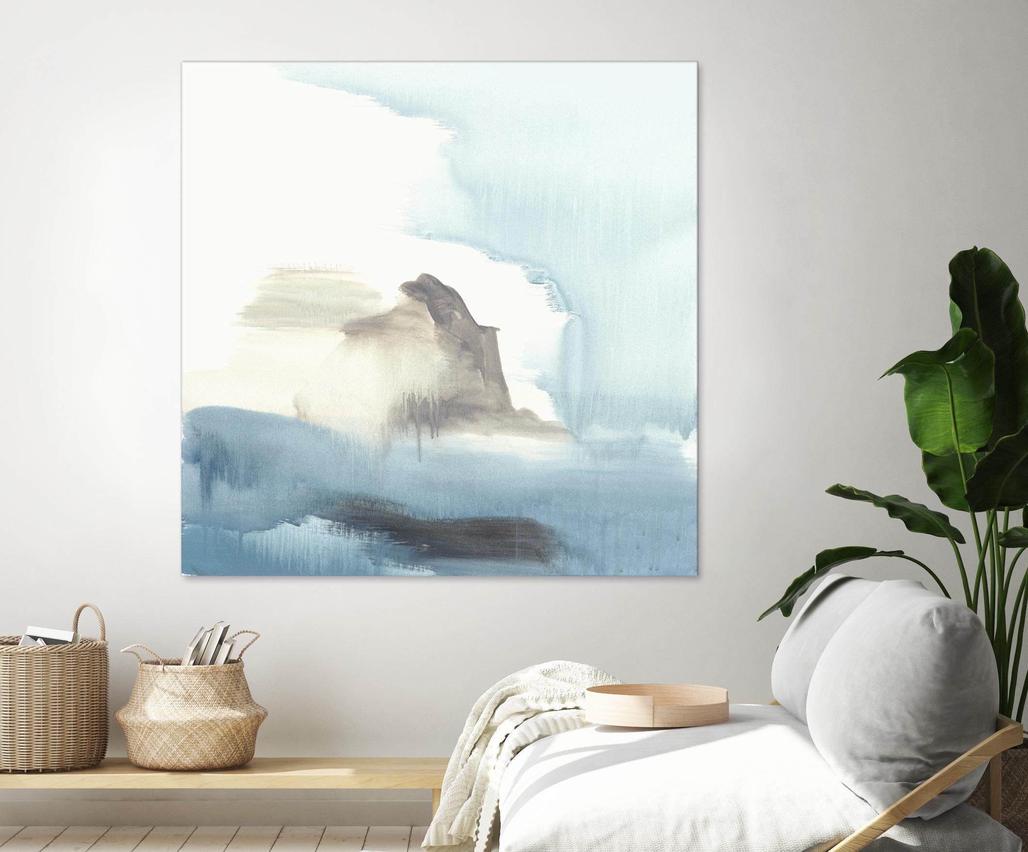 Seaview 3 by Natasha Marie on GIANT ART - grey landscape