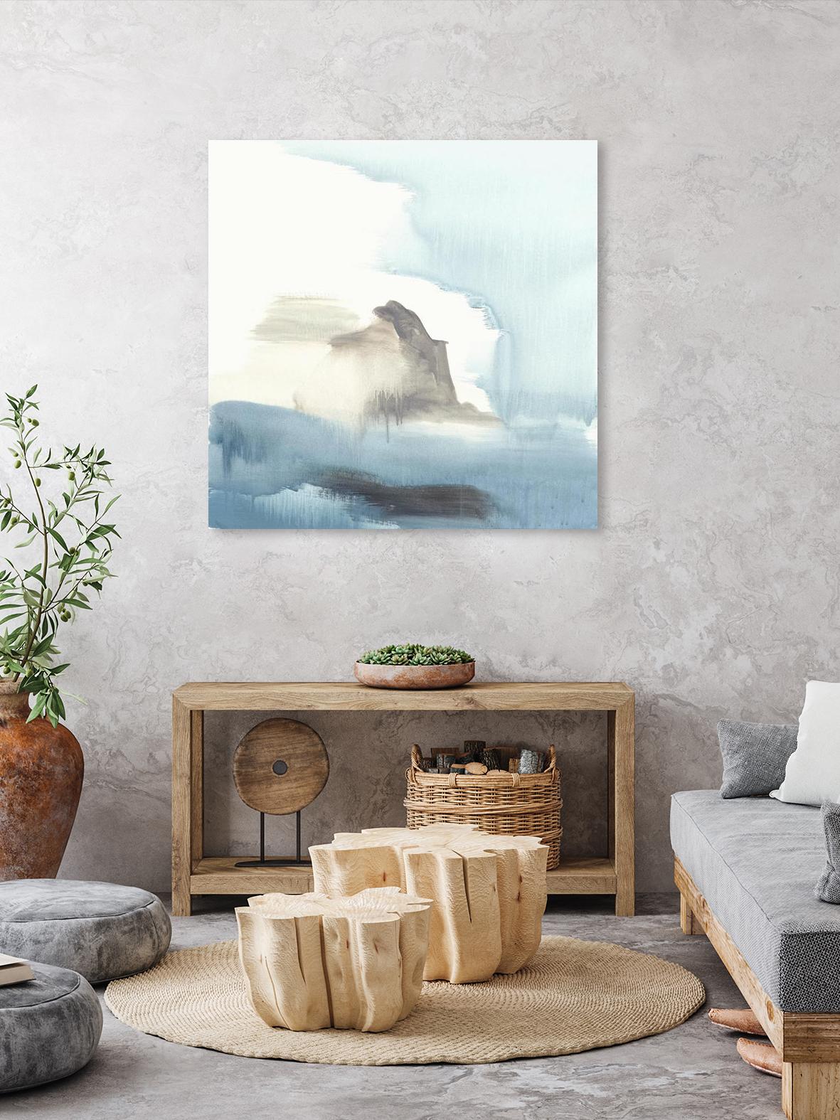 Seaview 3 by Natasha Marie on GIANT ART - grey landscape