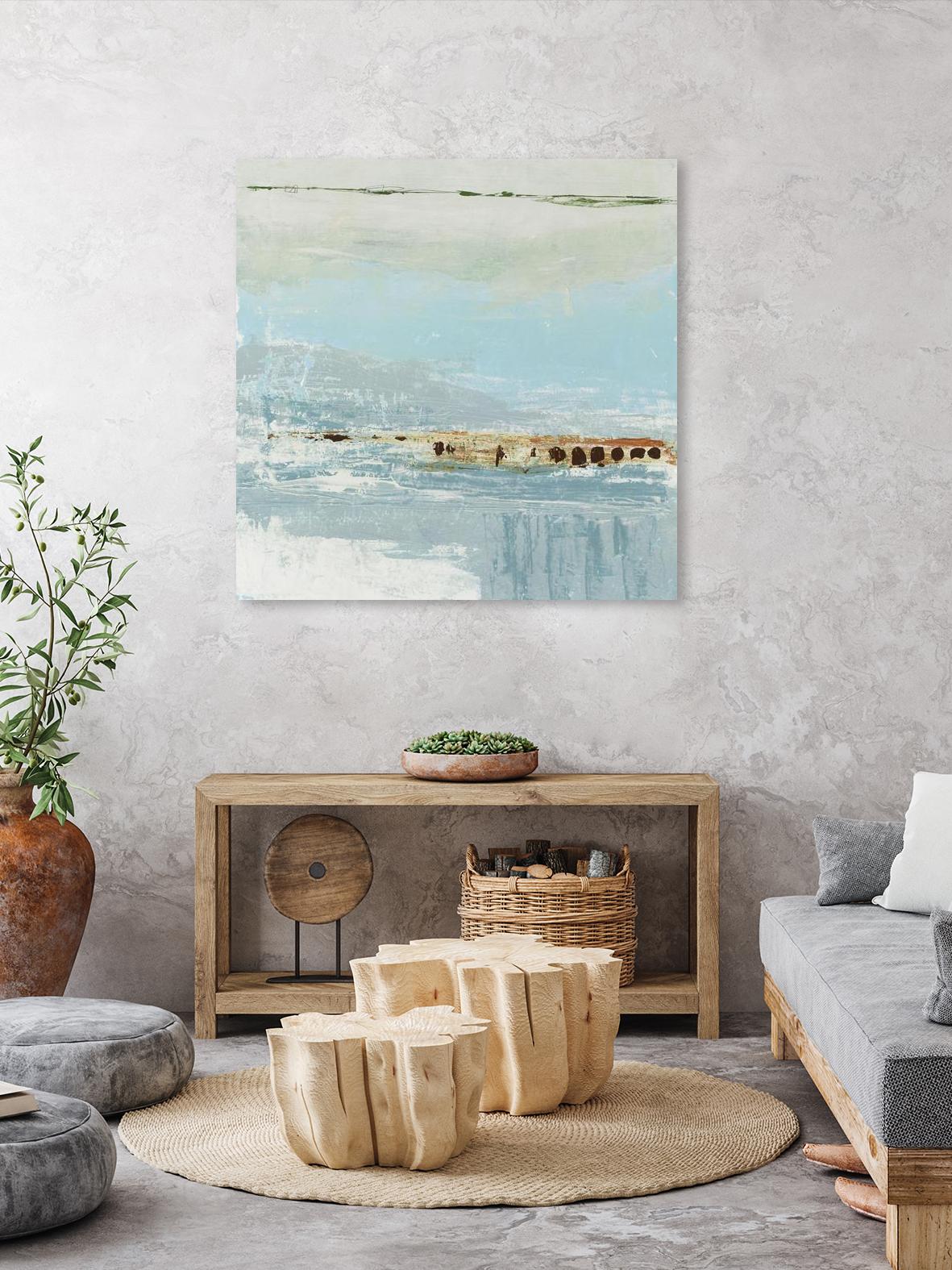 Echo 4 by KG Studio on GIANT ART - blue abstracts beach
