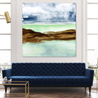 Shore I by Chris Paschke on GIANT ART - green sea scene