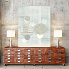Light Blue Word Bubble by Mary Margaret Briggs on GIANT ART - grey abstract