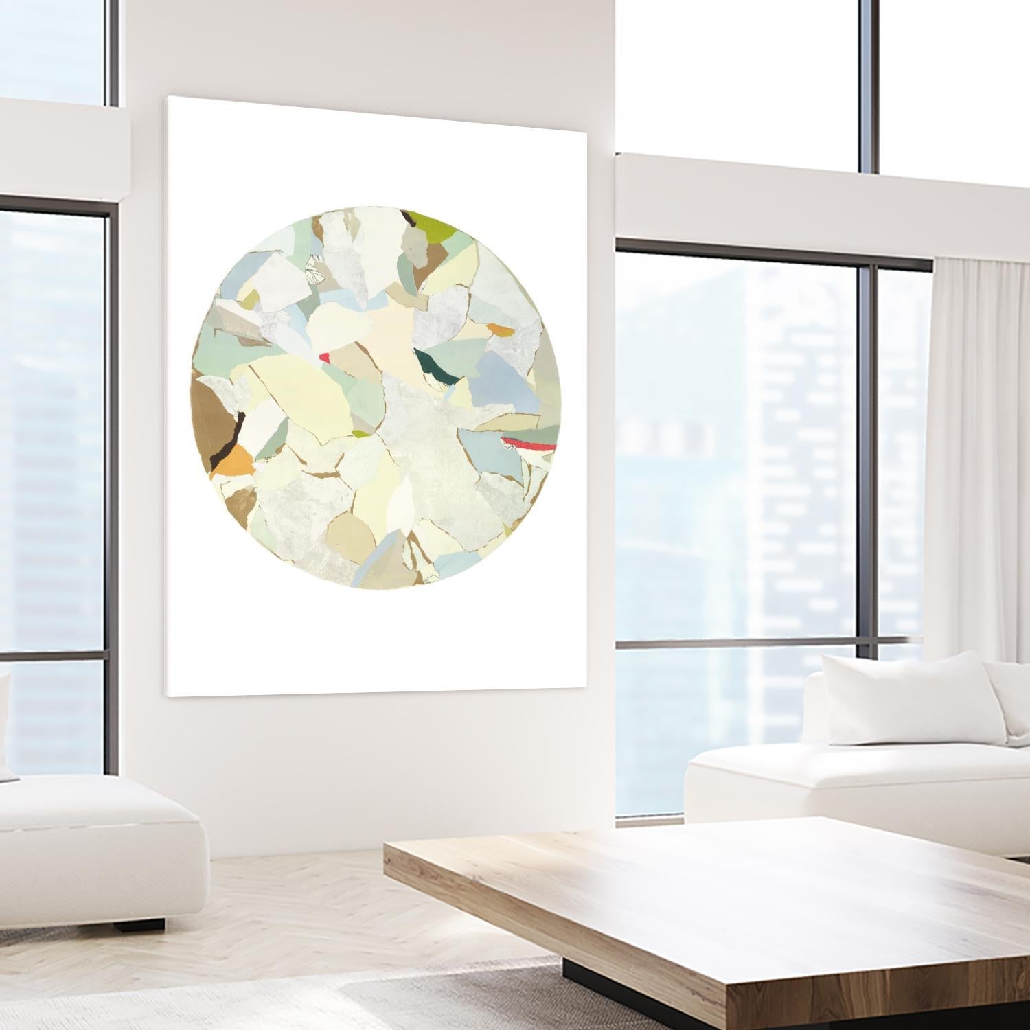 Radial Bliss by KG Studio on GIANT ART - blue abstracts circle
