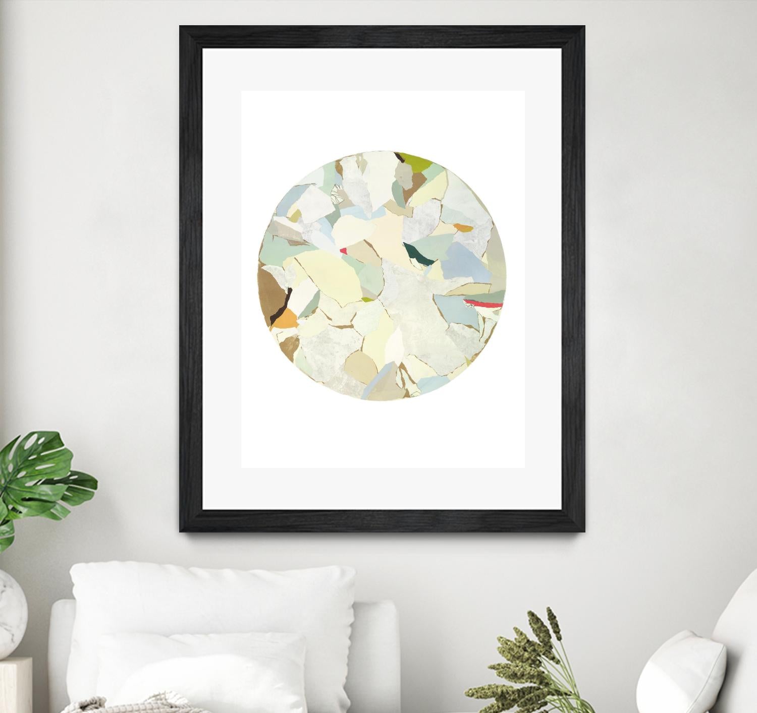 Radial Bliss by KG Studio on GIANT ART - blue abstracts circle
