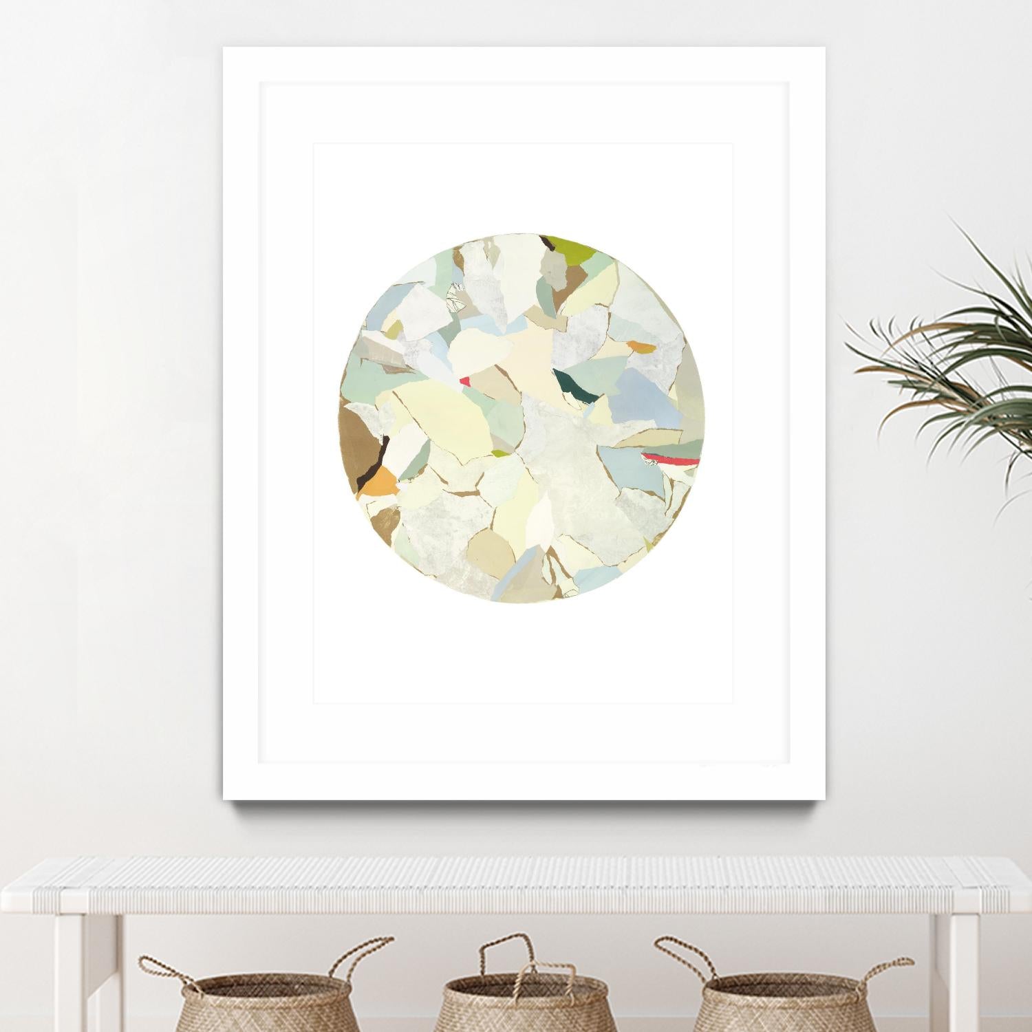 Radial Bliss by KG Studio on GIANT ART - blue abstracts circle