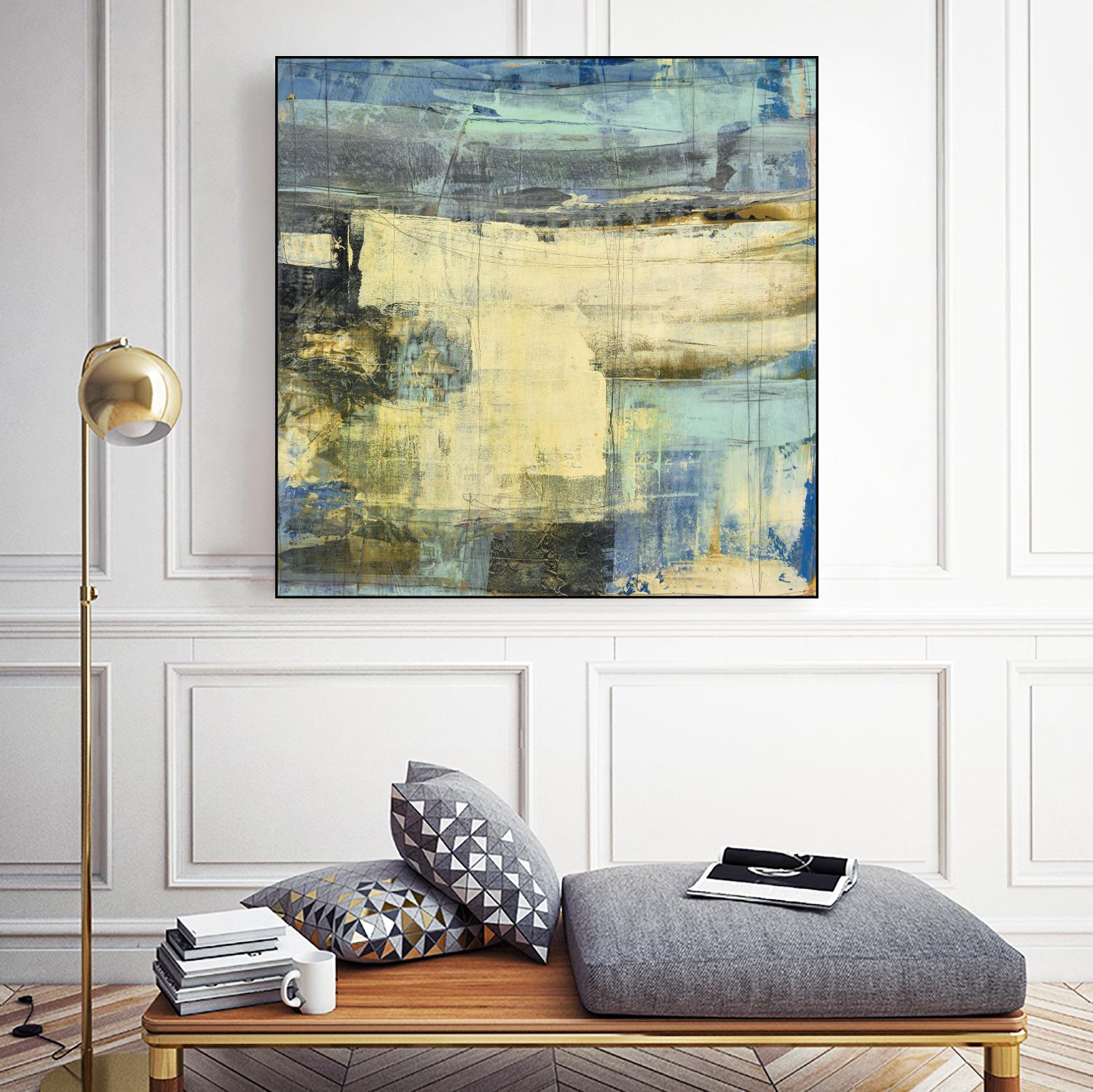 Primary Jetty 2 by Maeve Harris on GIANT ART - beige abstract