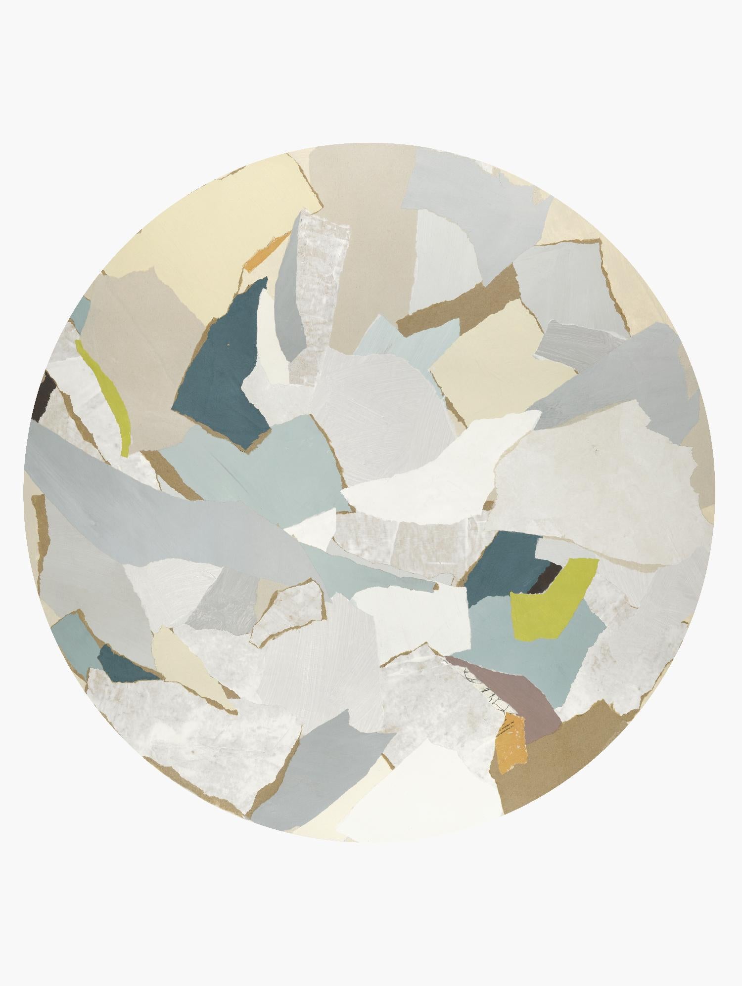 Radial Bliss 4 by KG Studio on GIANT ART - beige abstracts circle