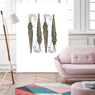 Umbrella Group 1 by Harvey, Brenna Harvey on GIANT ART - black still life fashion