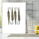 Umbrella Group 1 by Harvey, Brenna Harvey on GIANT ART - black still life fashion