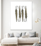 Umbrella Group 1 by Harvey, Brenna Harvey on GIANT ART - black still life fashion