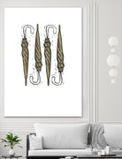 Umbrella Group 1 by Harvey, Brenna Harvey on GIANT ART - black still life fashion