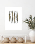 Umbrella Group 1 by Harvey, Brenna Harvey on GIANT ART - black still life fashion