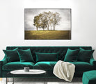 Three Trees by Lillis Werder on GIANT ART - gold landscape