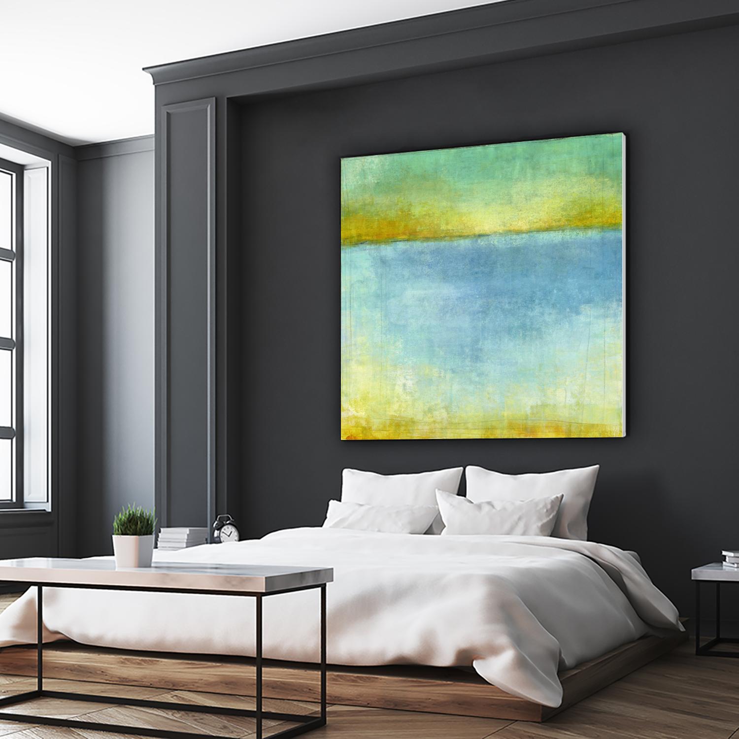 Untitled by Maeve Harris on GIANT ART - yellow abstract
