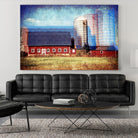 Farmland B by THE Studio on GIANT ART - red landscape