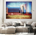 Farmland B by THE Studio on GIANT ART - red landscape