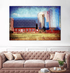 Farmland B by THE Studio on GIANT ART - red landscape