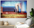Farmland B by THE Studio on GIANT ART - red landscape
