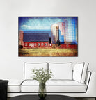 Farmland B by THE Studio on GIANT ART - red landscape