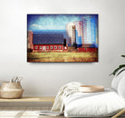 Farmland B by THE Studio on GIANT ART - red landscape