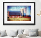 Farmland B by THE Studio on GIANT ART - red landscape