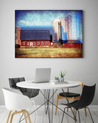 Farmland B by THE Studio on GIANT ART - red landscape