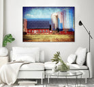 Farmland B by THE Studio on GIANT ART - red landscape
