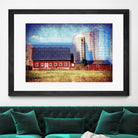 Farmland B by THE Studio on GIANT ART - red landscape