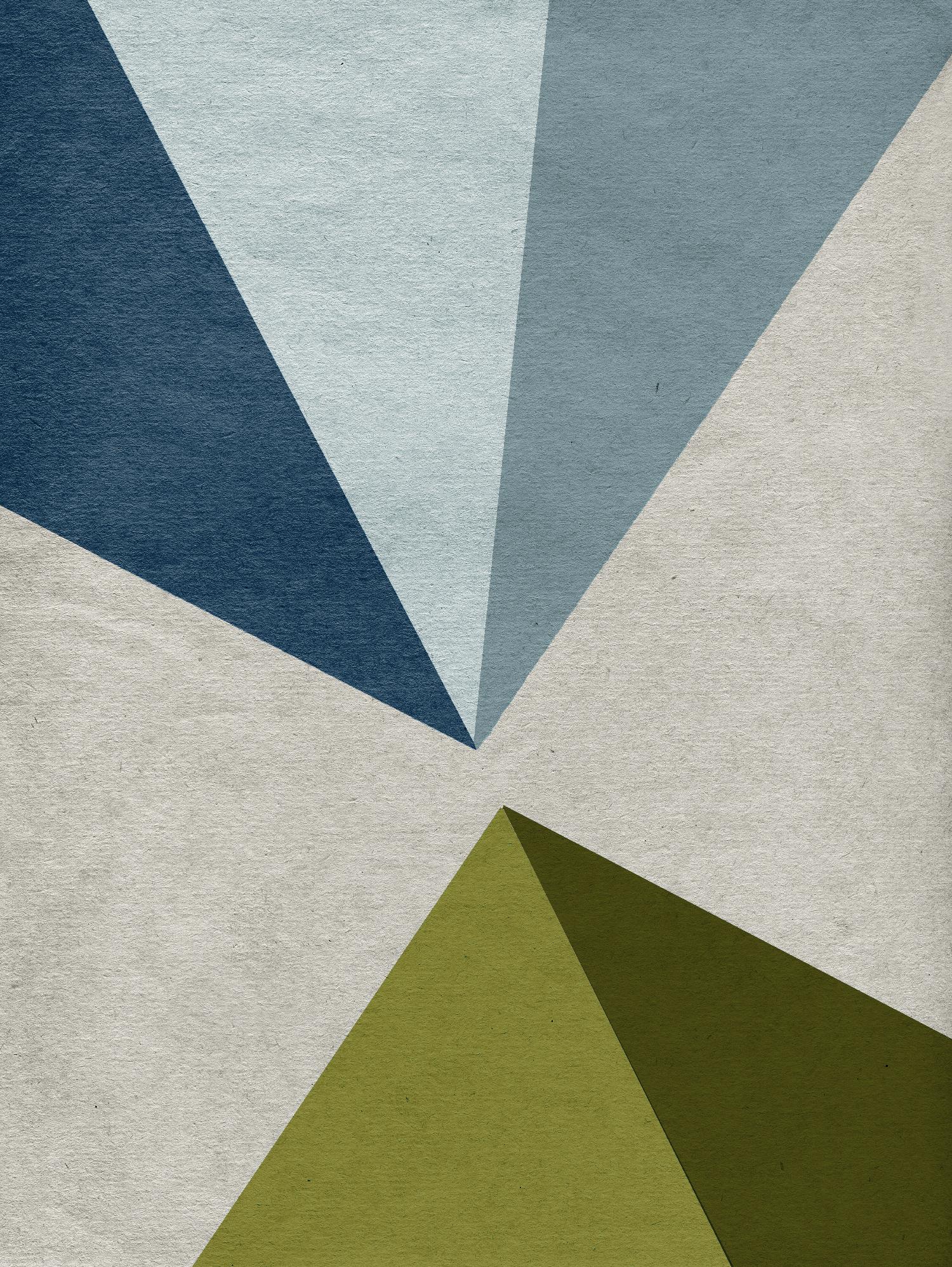 New Linen Geometrics E by GI ArtLab on GIANT ART - grey abstract