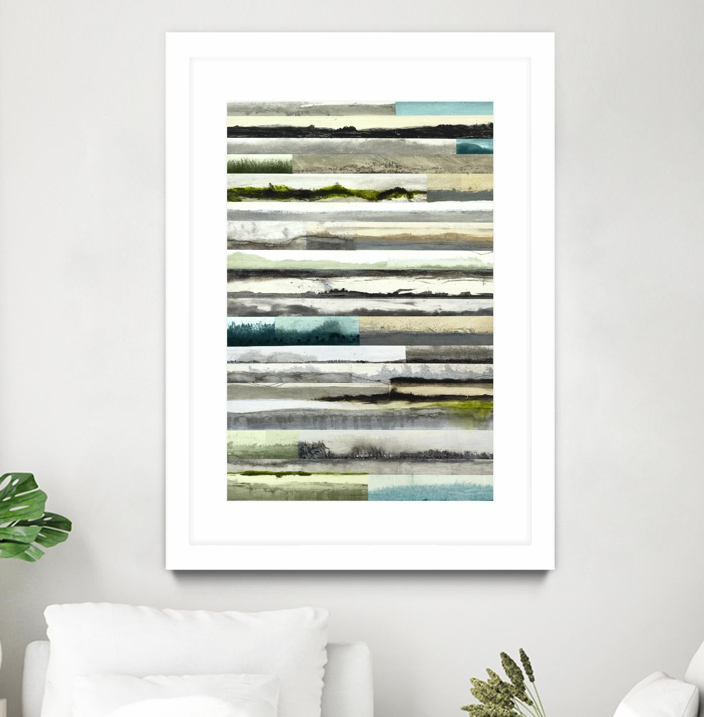 Neutral Plains in color by Kyle Goderwis on GIANT ART - green landscape